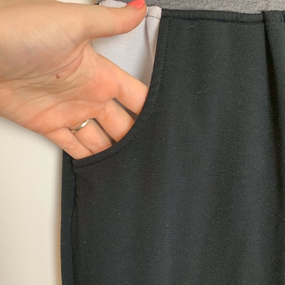 Nappytabs Black Colorblock Looped Sweatpants - Picture 6 of 9